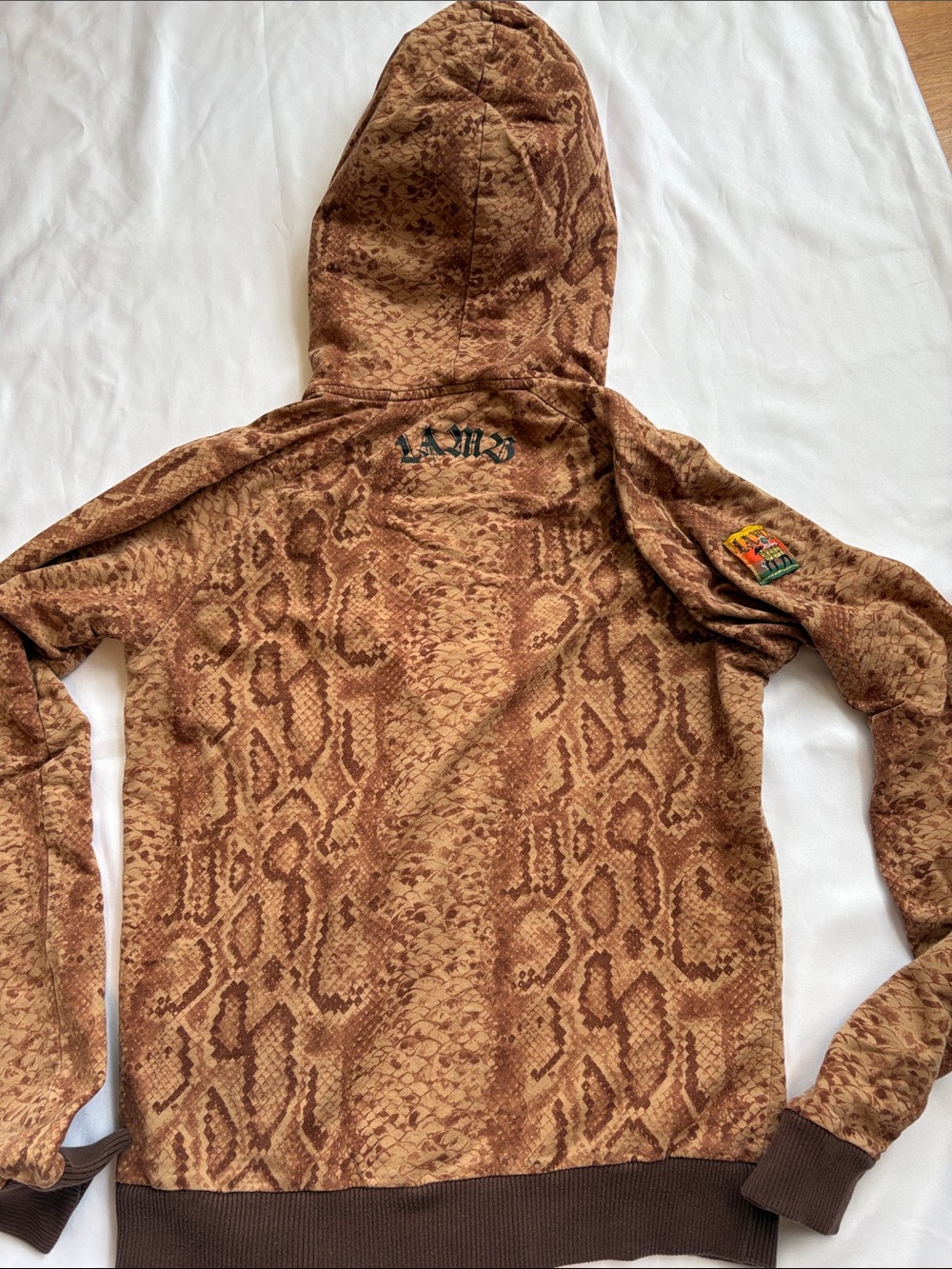 L.A.M.B. Snake-Print Zip Hoodie - Picture 5 of 5